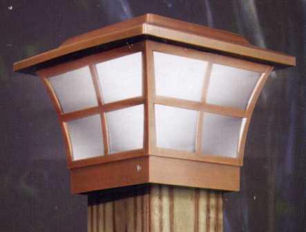 buy Copper Top Solar Post Top LED Light 4